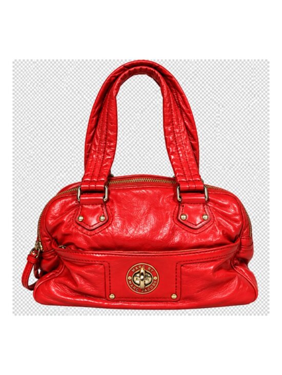 Marc Jacobs Handbags - Marc by Marc Jacobs Pink Patent Leather Satchel Handbag